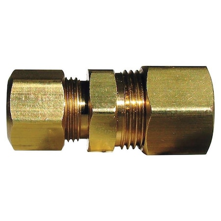 Homeplus+ ATC 3/8 in. Compression X 1/4 in. D Compression Yellow Brass Reducing Union 6JC120110701050